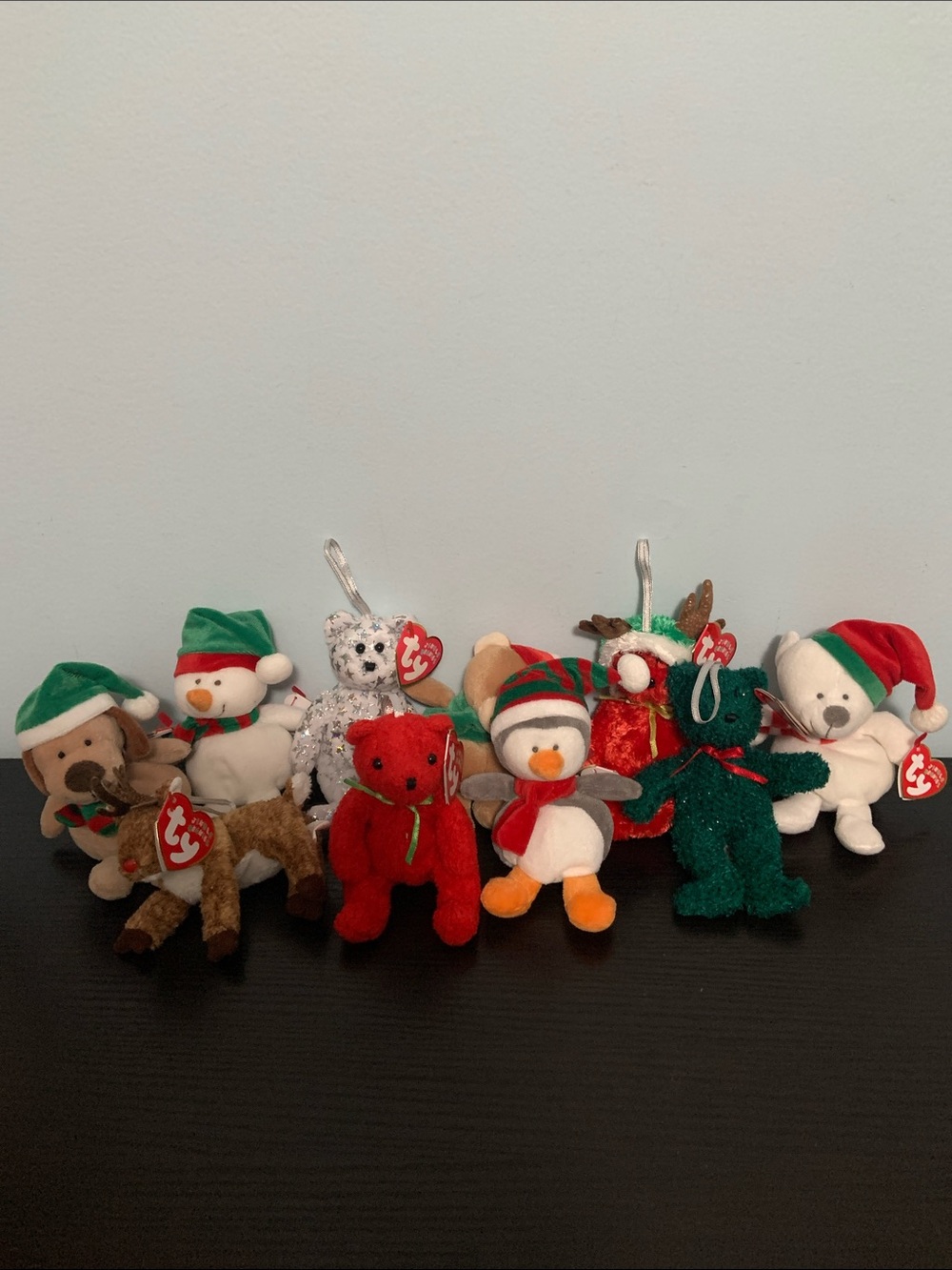 Ty Jingle Beanies Group of 10